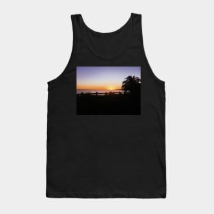 Beautiful Santa Monica Sunset. California Tank Top